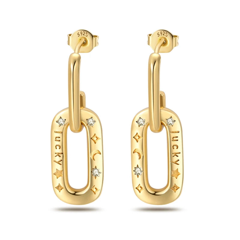 Lucky Charm Drop Earrings