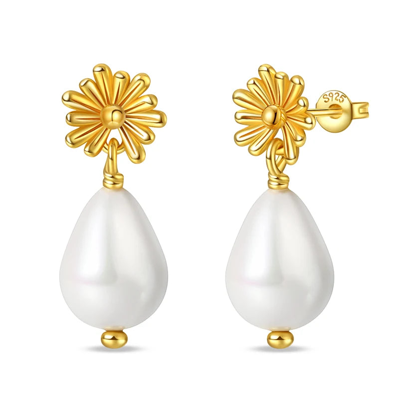 Blossom Drop Pearl Earrings